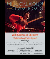Poster: Will Calhoun Quintet atDizzy