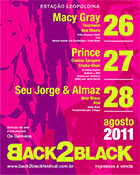 Back2Black Festival flyer, Will performs with Oumou Sangare on August 27, 2011