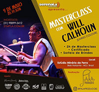 Masterclass with Will Calhoun * Estúdio Minério de Ferro, Belo Horizonte - MG / Brazil