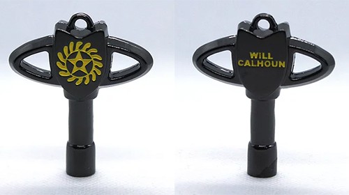 Will Calhoun Signature Drum Key, front and back