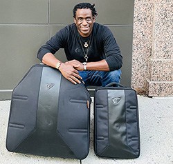 Will and his Gruv Gear Cases